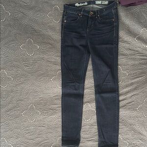 Madewell Women's Deep Indigo Skinny Skinny Jeans 26 X 32